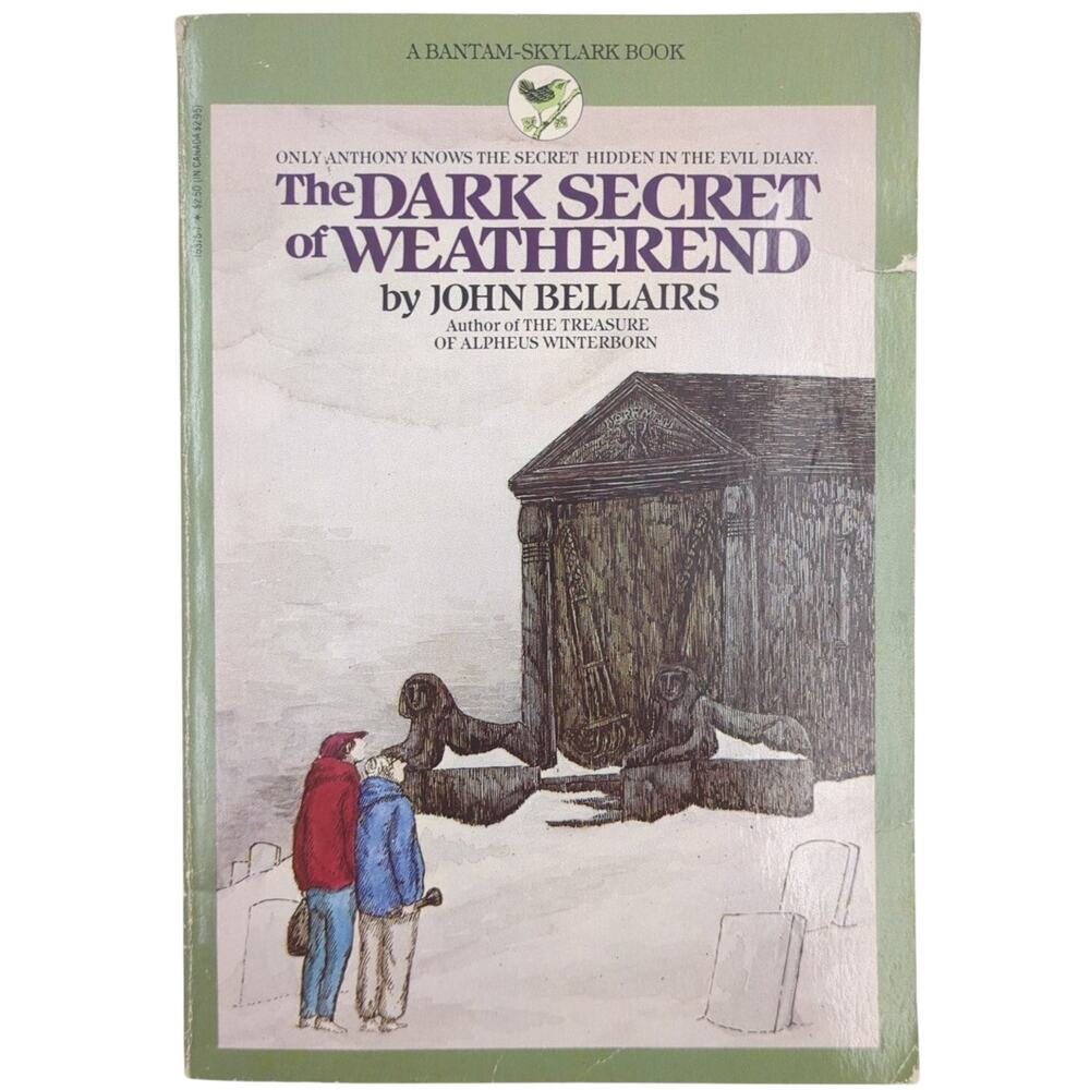 Dark Secret of Weatherend John Bellairs Edward Gorey 1986 Bantam Skylark PB